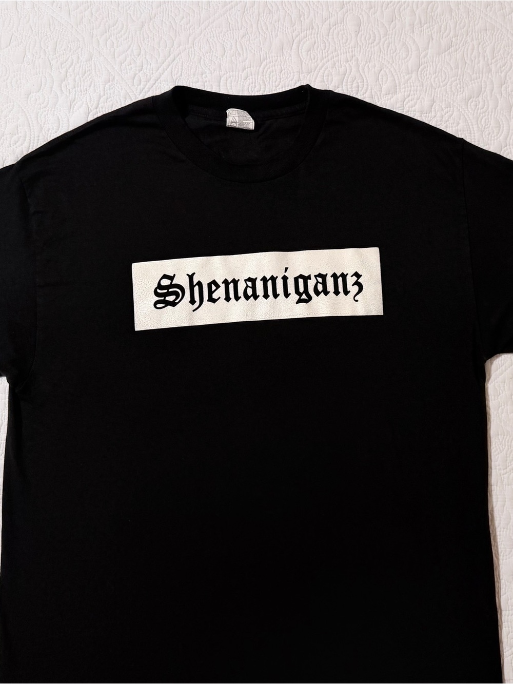 Zastik Los Angeles | Shenanigans | Black | Graphic T-Shirt | Size Large